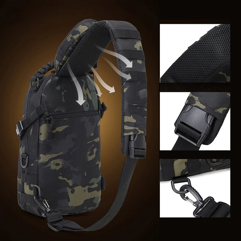 Men's Waist Bag Sports Shoulde – Sling Backpack Shoulder Bewertung und Preis