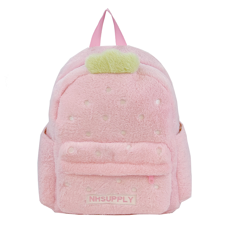 Plush Strawberry Classic Solid – Fashion Backpack Women Bewertung und Preis