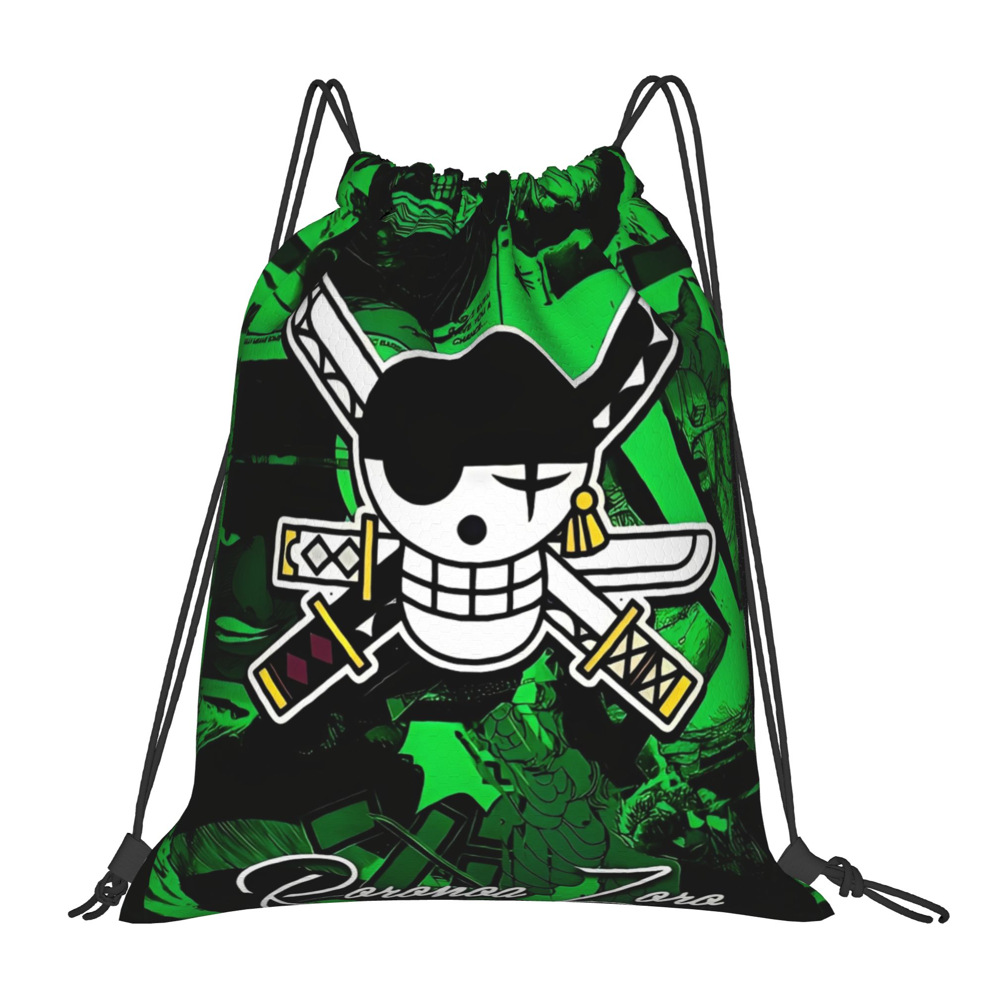 One Piece Zoro Skull Backpack  – Drawstring Gym Bag Bewertung und Preis