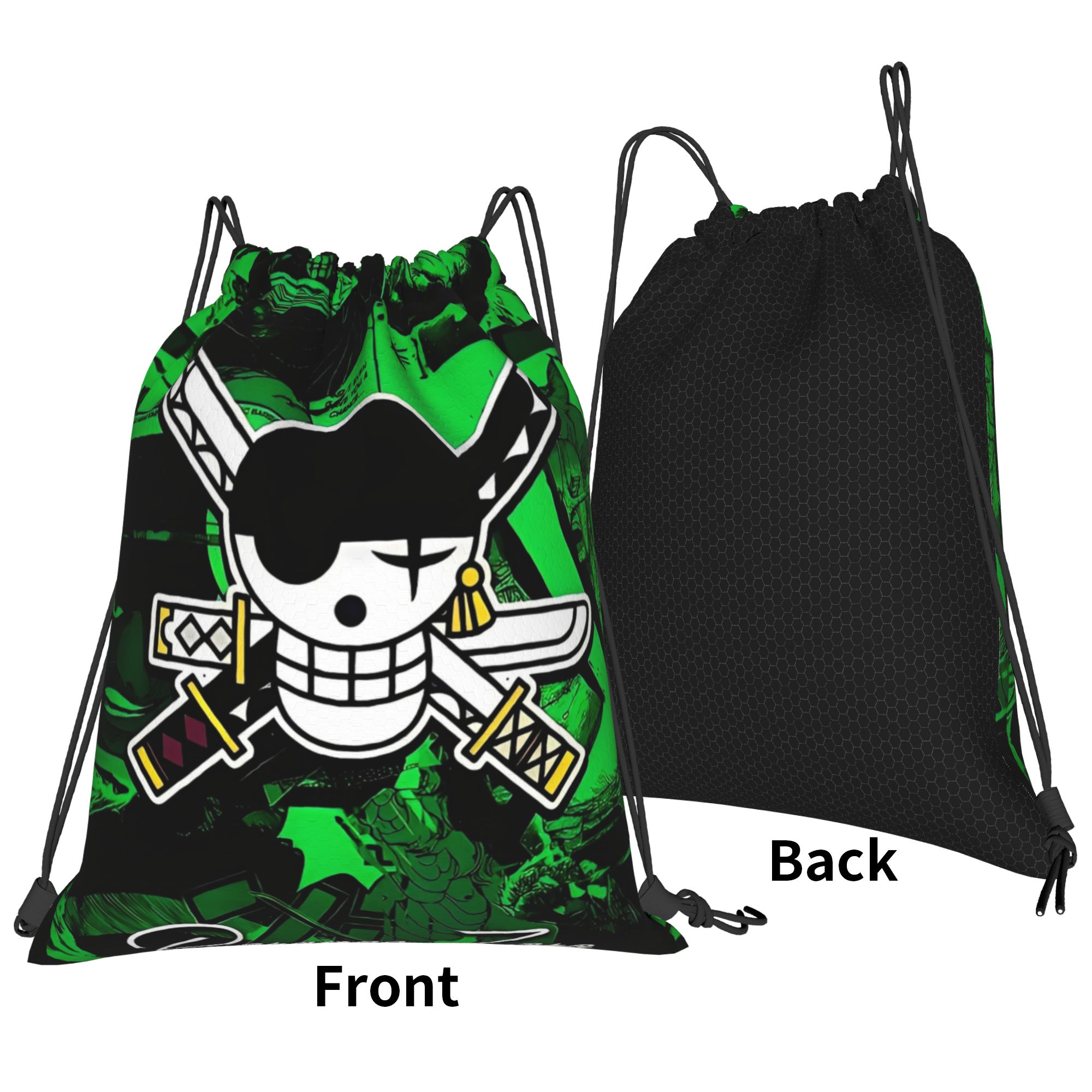 One Piece Zoro Skull Backpack  – Drawstring Gym Bag Bewertung und Preis