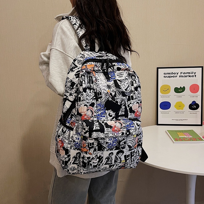 Trendy One Piece Luffy Anime B – School Backpack Teen Bewertung und Preis