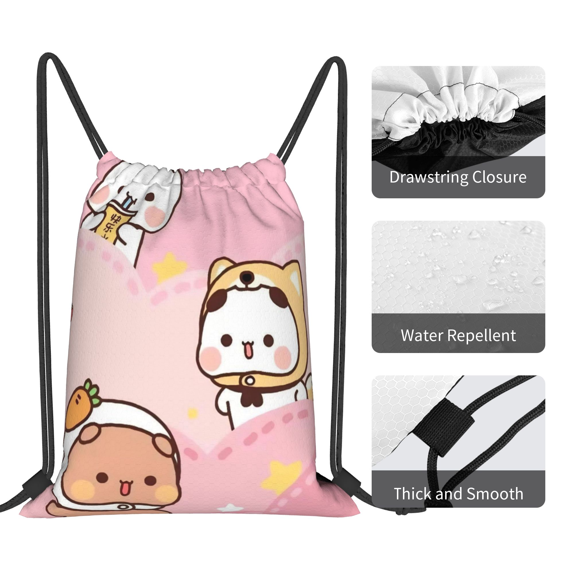 Cartoon Panda Bubu Dudu Drawst – Drawstring Gym Bag Bewertung und Preis