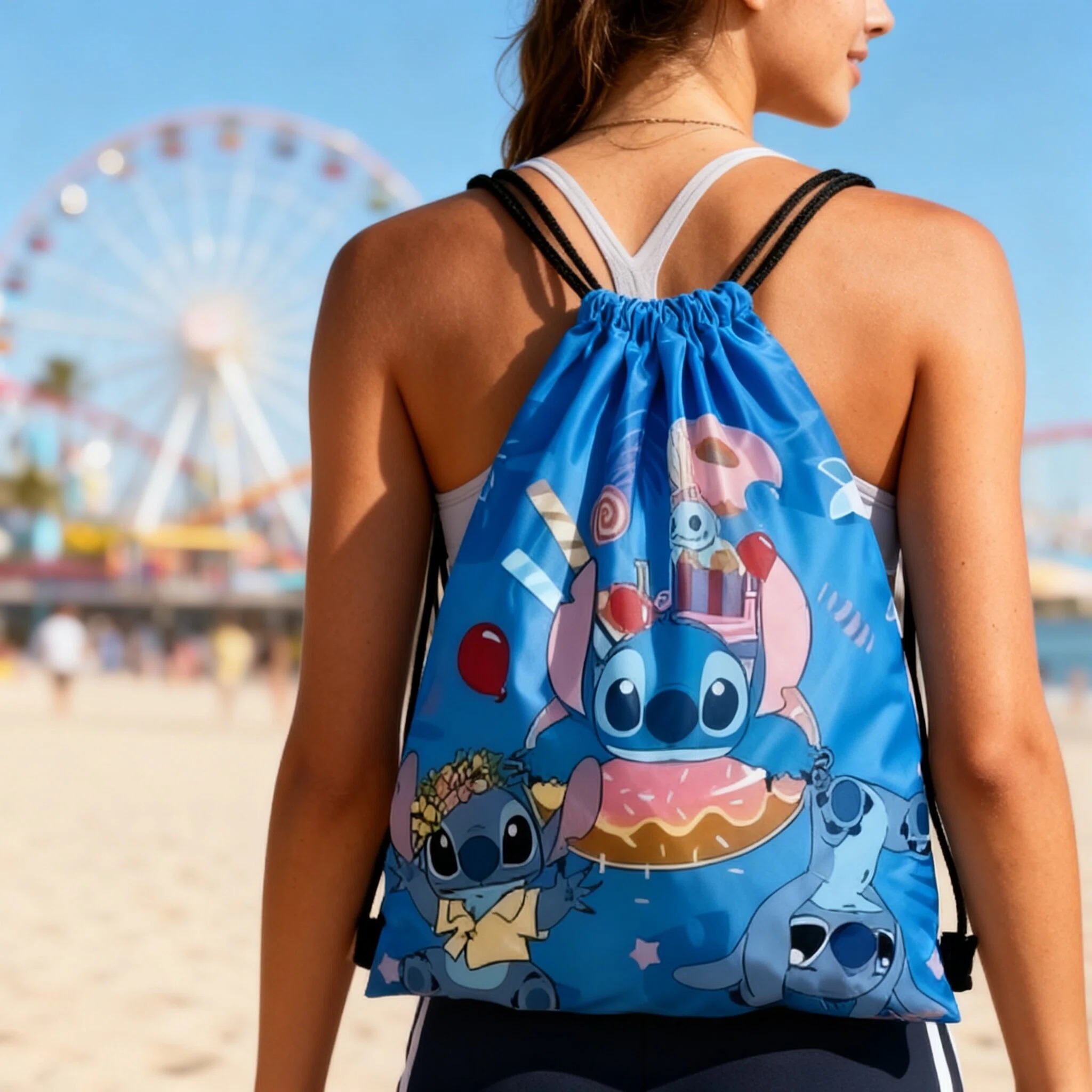 Disney Stitch Storage Bags Set – Drawstring Gym Bag Bewertung und Preis
