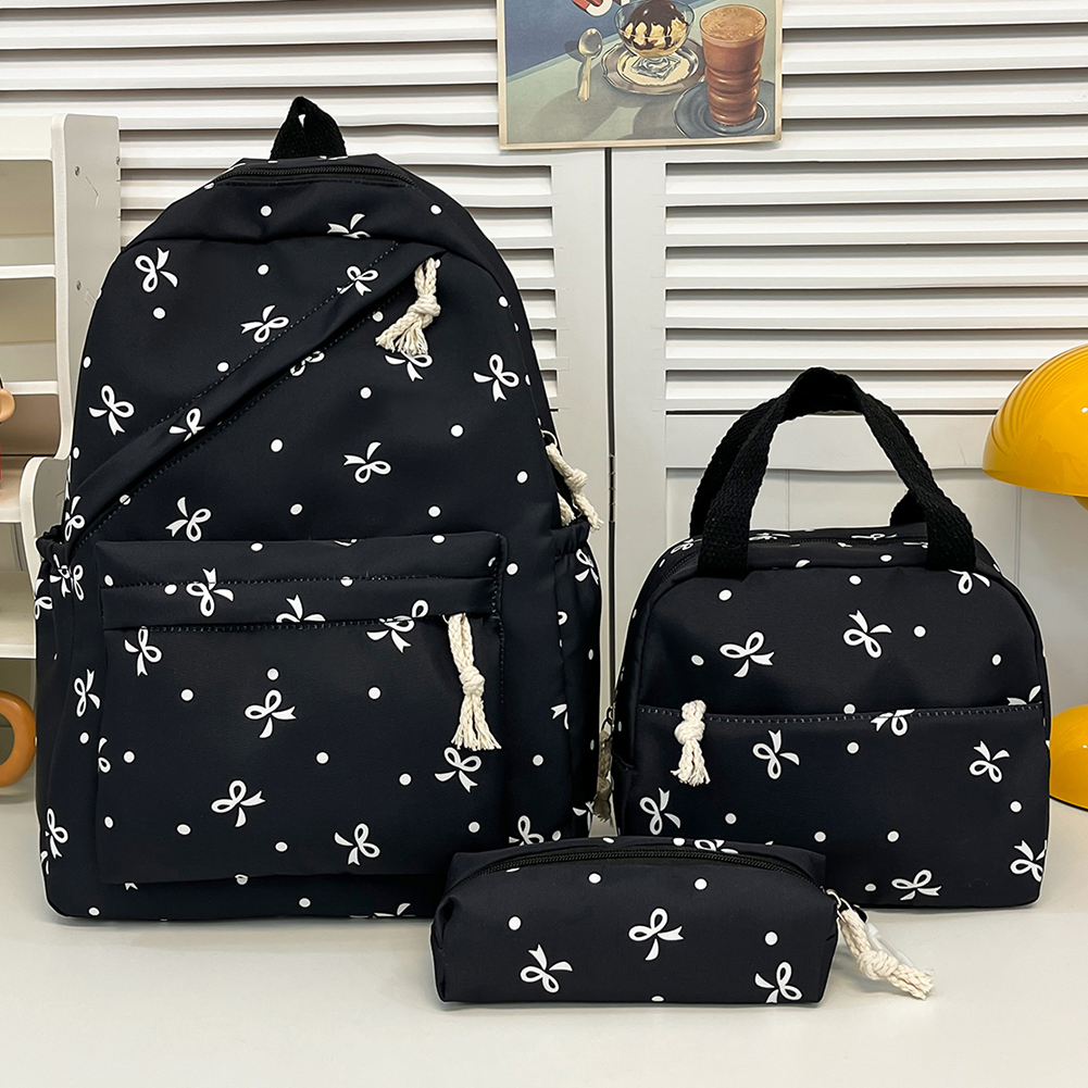 3pcs Bow Tie College School Ba – School Backpack Teen Bewertung und Preis