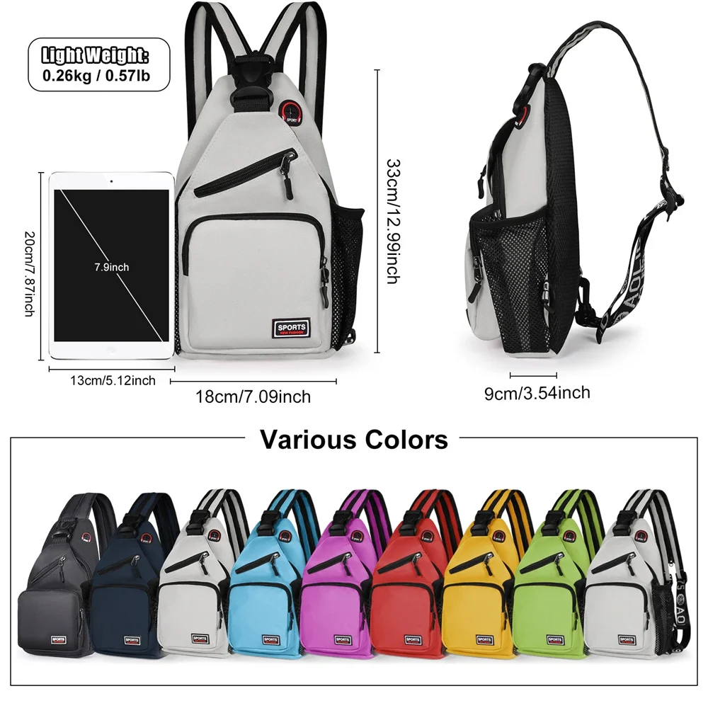 Multi-pocket Casual Chest Bag  – Sling Backpack Shoulder Bewertung und Preis