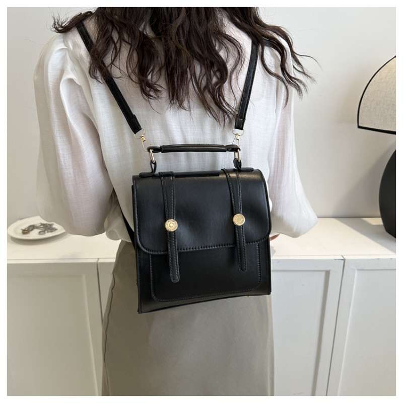 New fashionable double-shoulde – Leather Backpack Vintage Bewertung und Preis