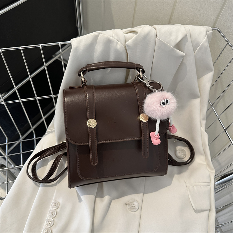 New fashionable double-shoulde – Leather Backpack Vintage Bewertung und Preis