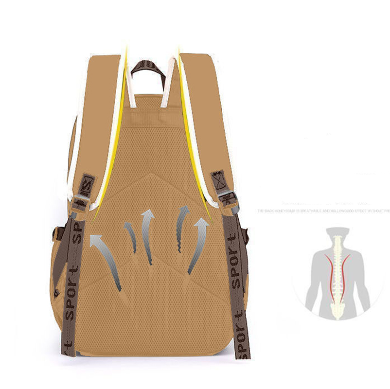 Kawaii Capybara Stylish Khaki  – School Backpack Teen Bewertung und Preis