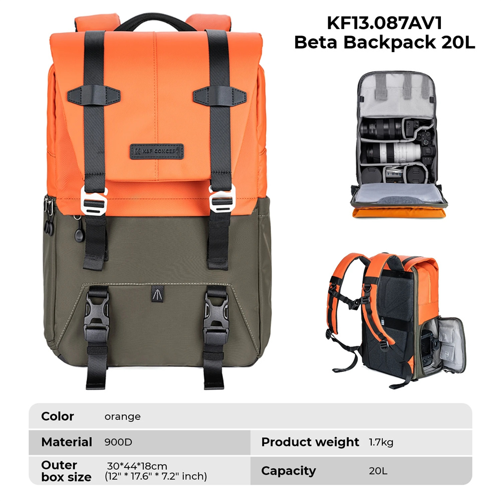 K&F CONCEPT Camera Backpack Tr – Laptop Backpack 15.6 Bewertung und Preis