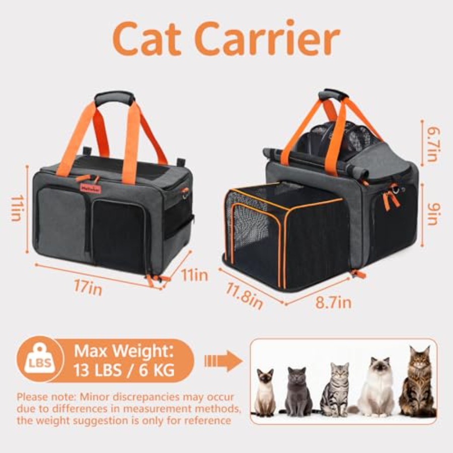 Cat Pet Carrier Soft Sided Bag – Foldable Backpack Small Bewertung und Preis