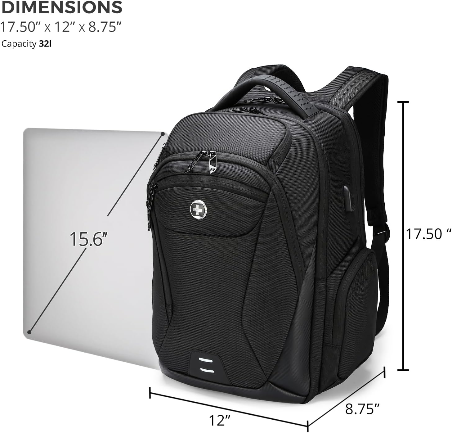 Laptop Backpack with USB Charg – Laptop Backpack 15.6 Bewertung und Preis