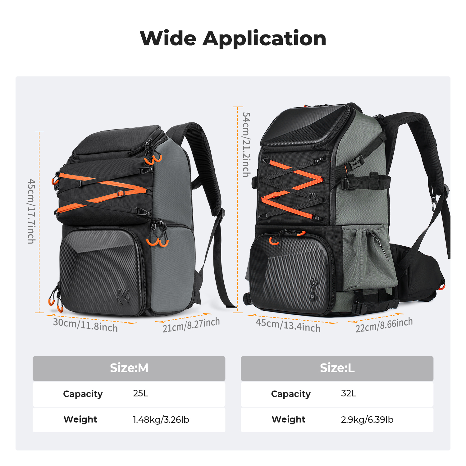 K&F CONCEPT 25L Outdoor Camera – Rain Cover Backpack Bewertung und Preis