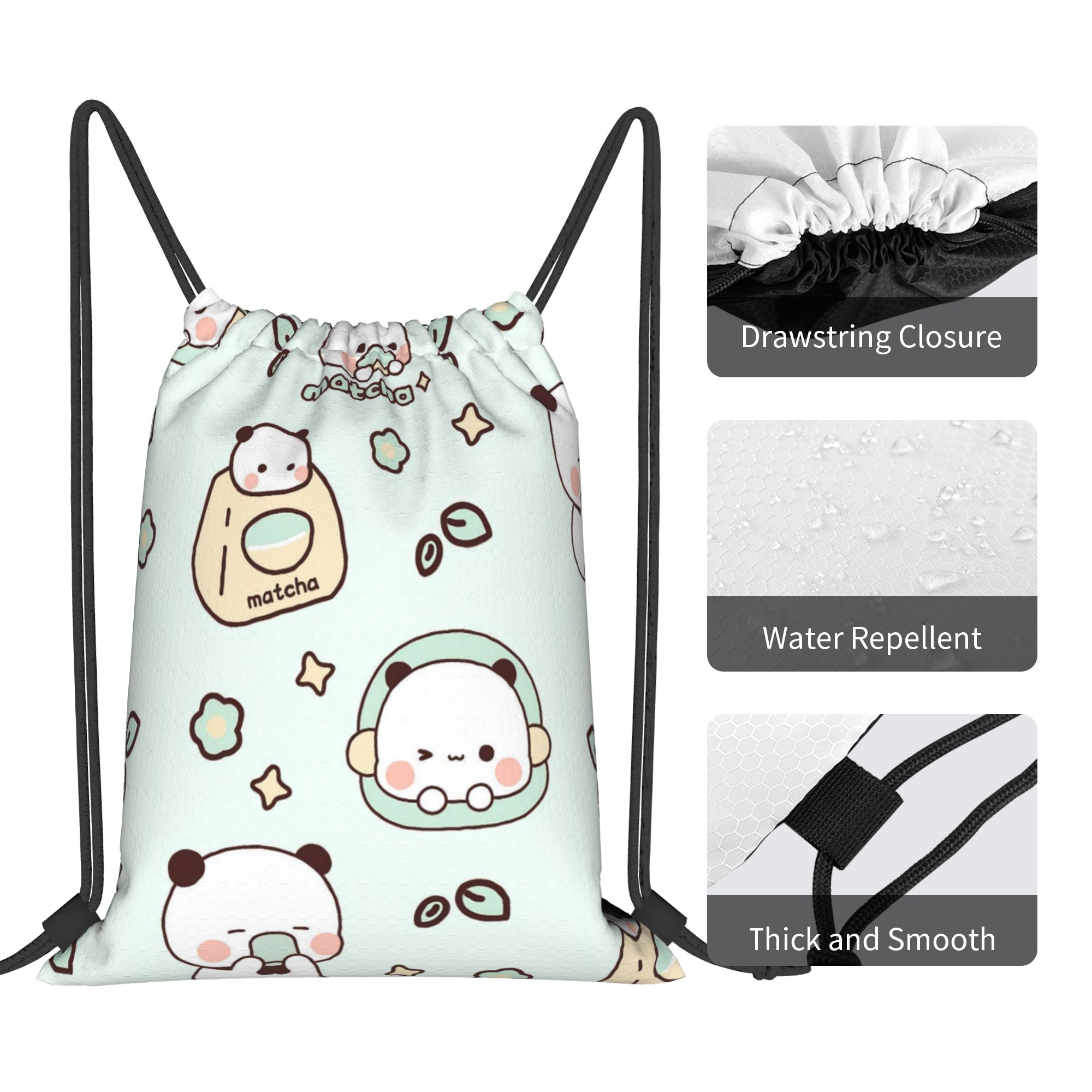 Cartoon Panda Bubu Dudu Drawst – Drawstring Gym Bag Bewertung und Preis