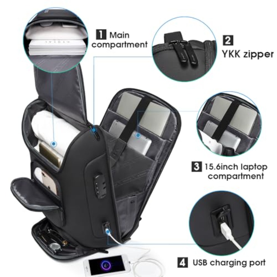 Business Backpack, Laptop Back – Laptop Backpack 15.6 Bewertung und Preis