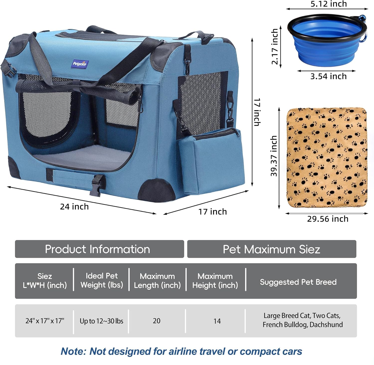 Portable Collapsible Dog Crate – Foldable Backpack Small Bewertung und Preis