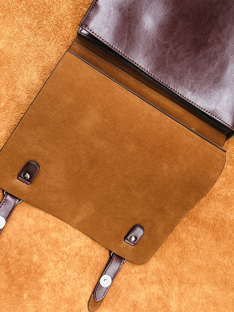 British Style Vintage Cow Spli – Leather Backpack Vintage Bewertung und Preis