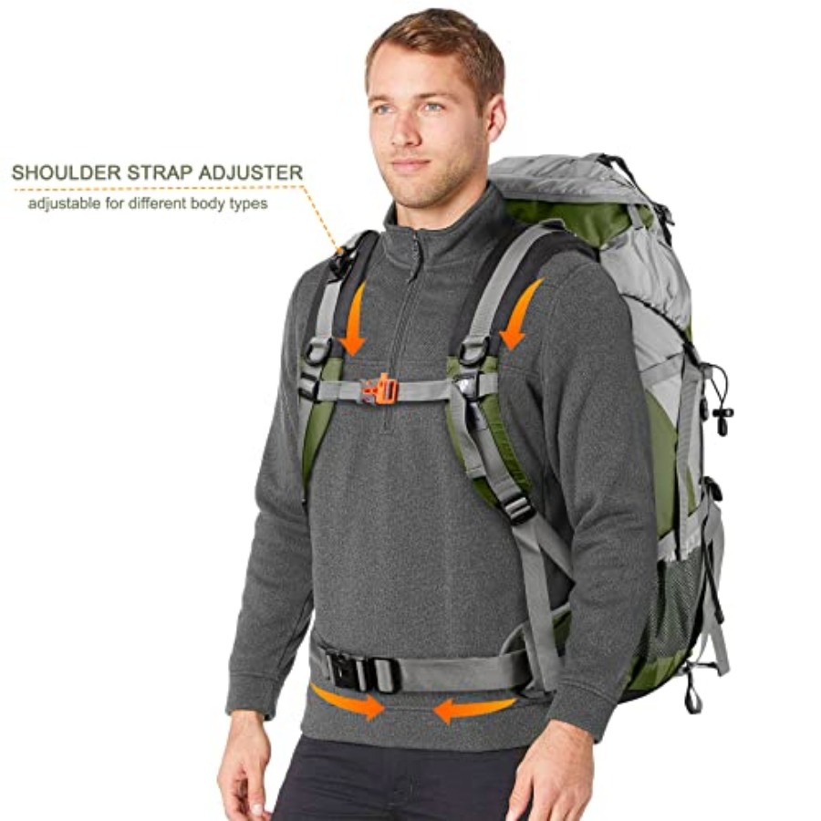 Loowoko 50L Hiking Backpack, W – Rain Cover Backpack Bewertung und Preis