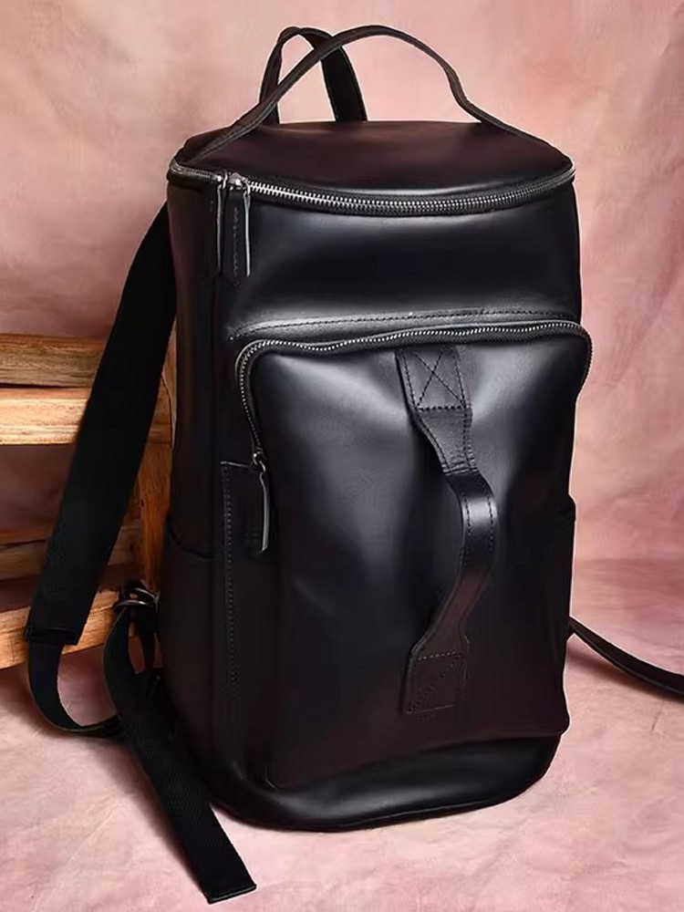 Handmade Mens Large Capacity T – Leather Backpack Vintage Bewertung und Preis