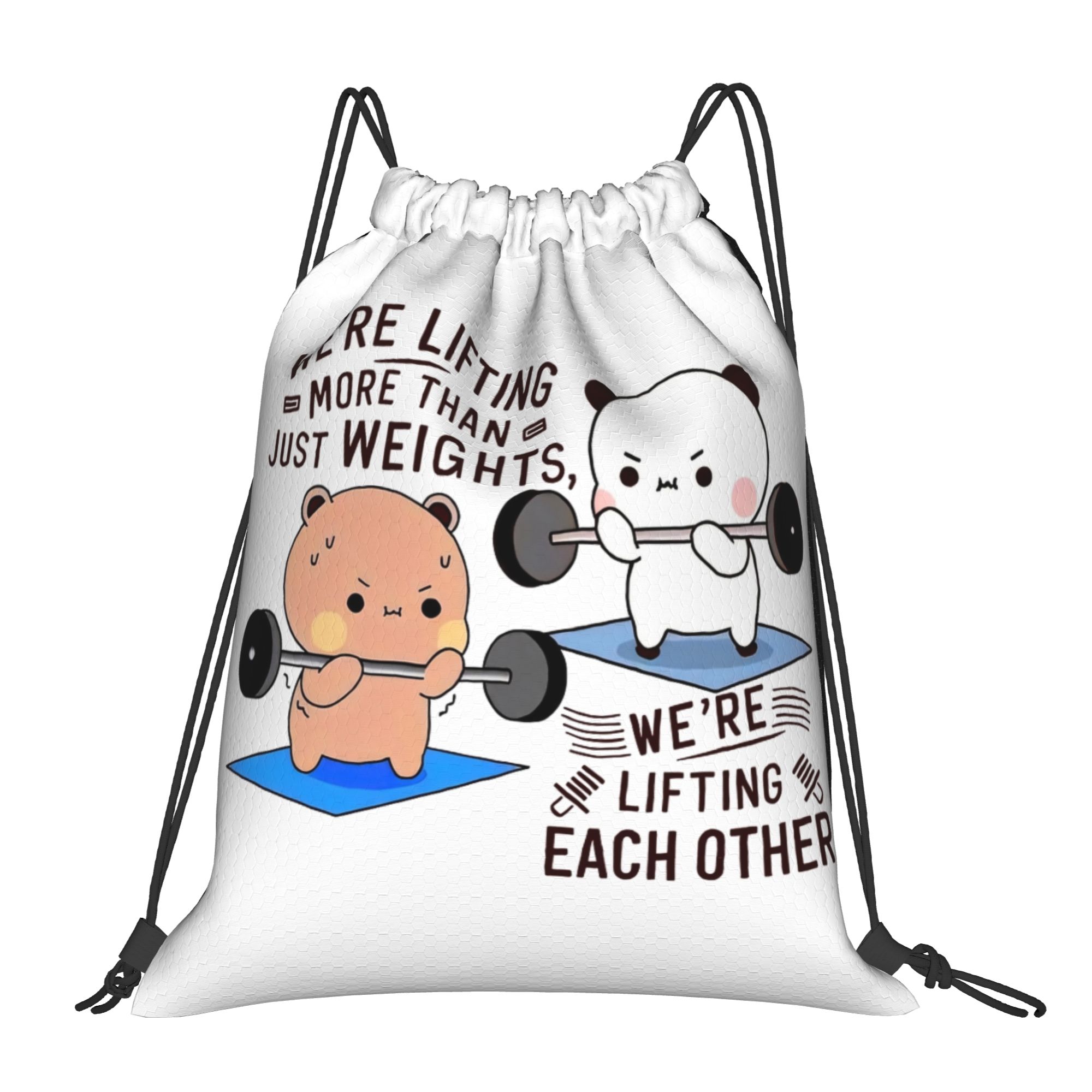 Bubu Dudu Lifting Each Other I – Drawstring Gym Bag Bewertung und Preis