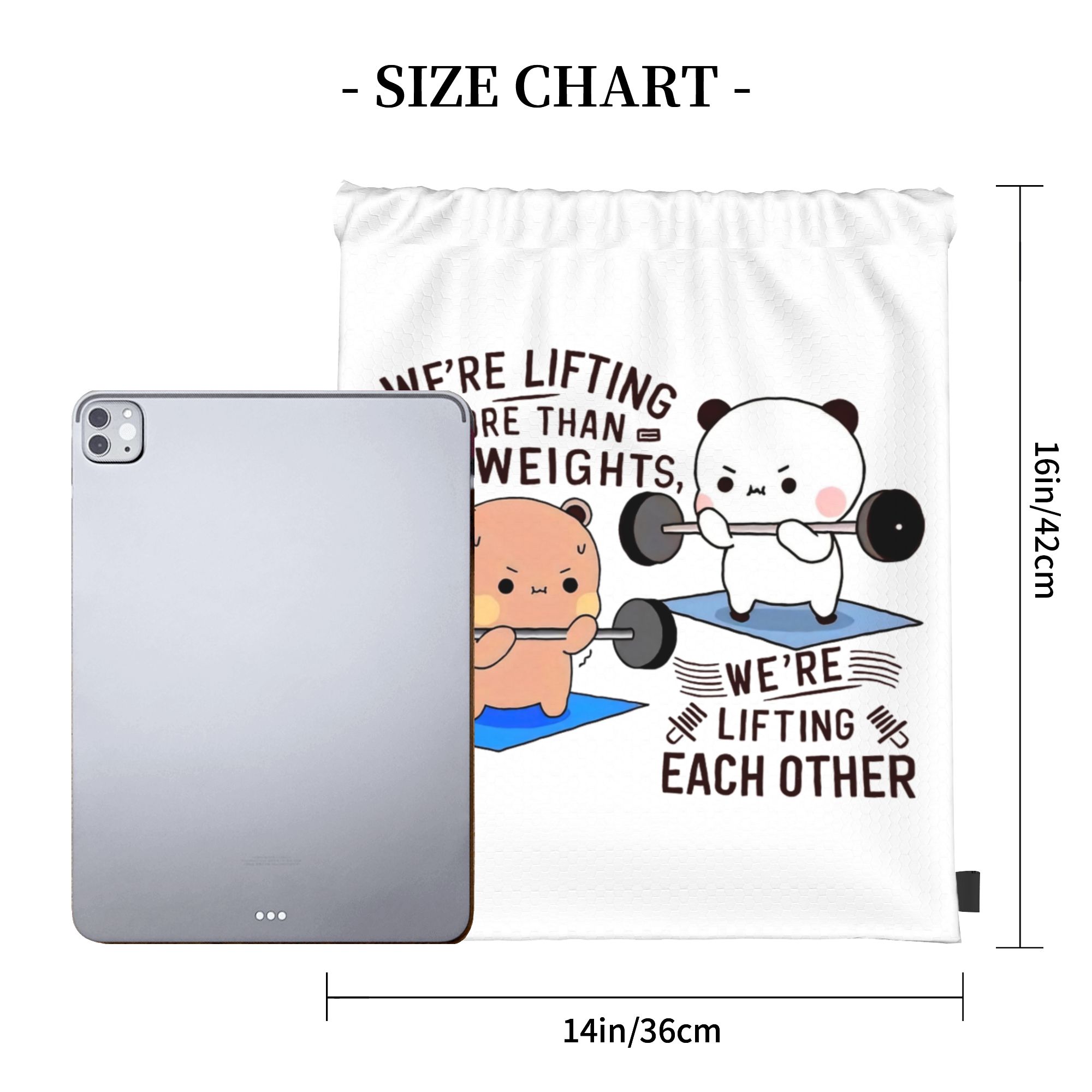 Bubu Dudu Lifting Each Other I – Drawstring Gym Bag Bewertung und Preis