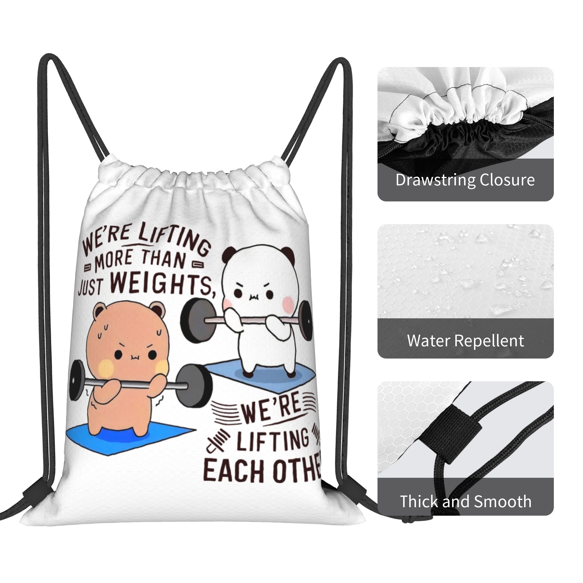 Bubu Dudu Lifting Each Other I – Drawstring Gym Bag Bewertung und Preis