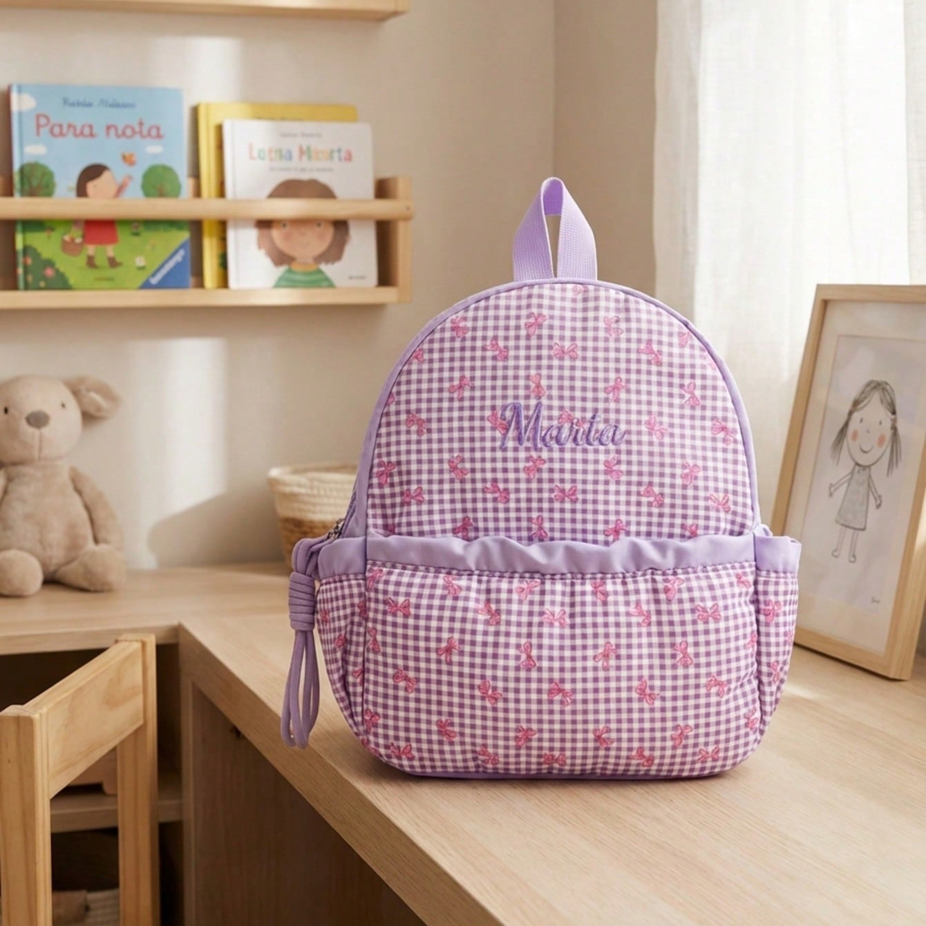 Custom Name-Letter Embroidered – School Backpack Teen Bewertung und Preis