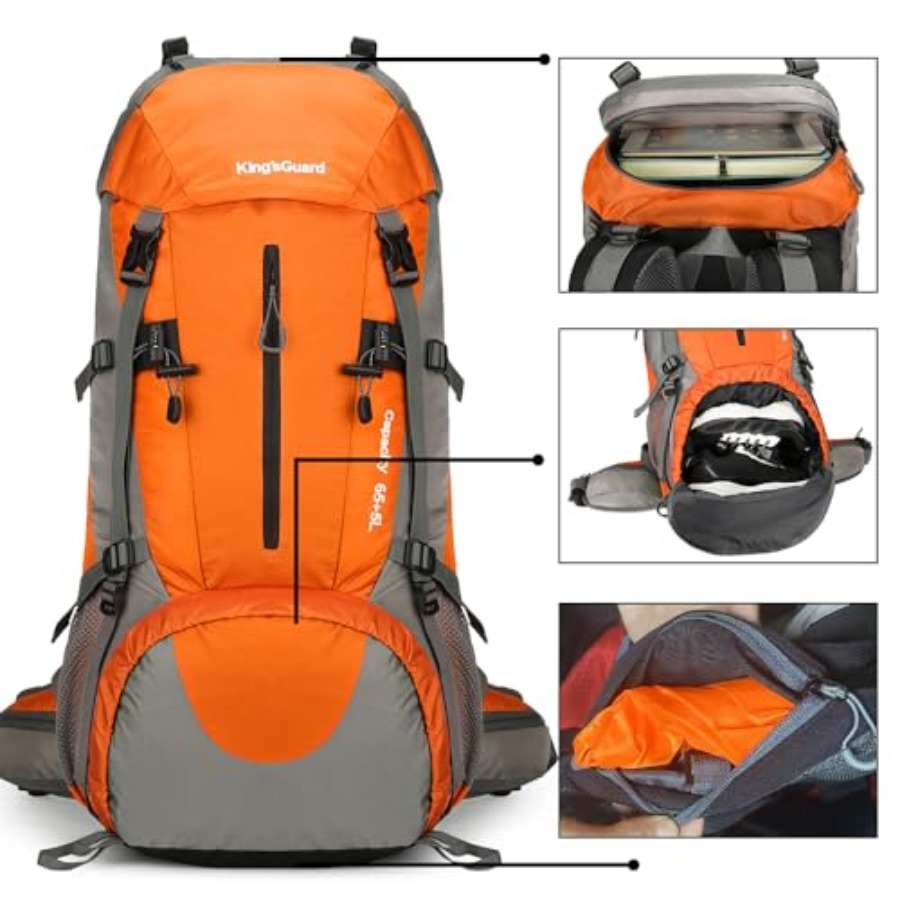 70L Hiking Backpack with Rain  – Rain Cover Backpack Bewertung und Preis