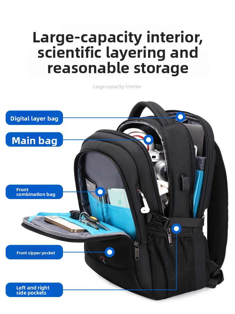 New Customizable Logo Backpack – Business Backpack Brief Bewertung und Preis