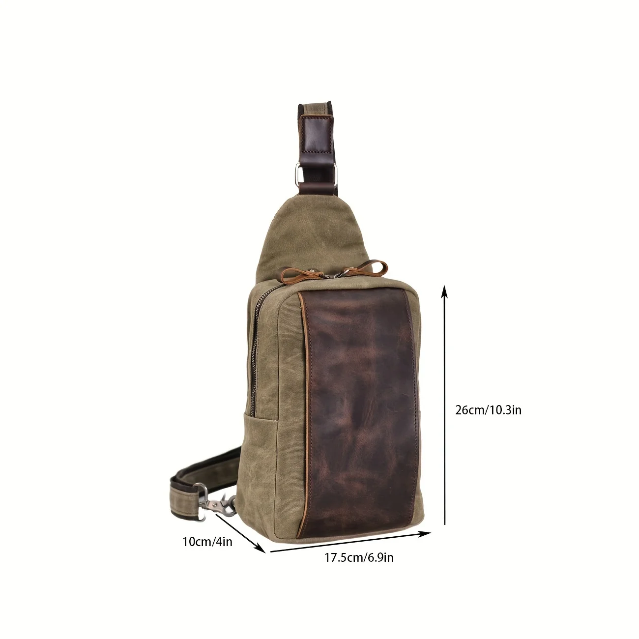 Casual Men's Vintage Waxed Can – Sling Backpack Shoulder Bewertung und Preis
