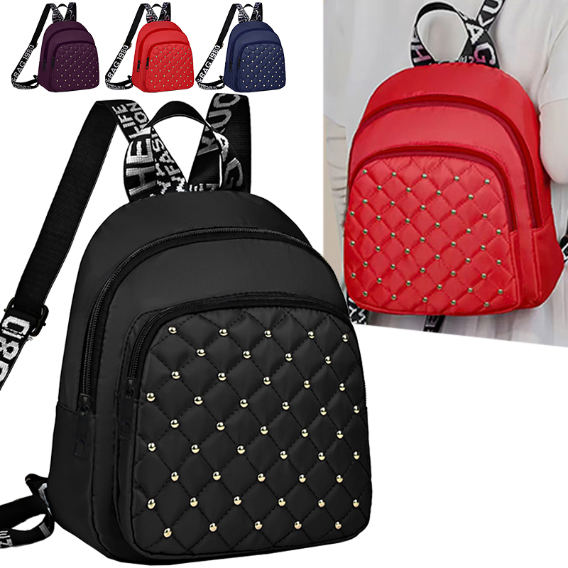 Chic Stylish Studded Backpack  – Canvas Backpack Casual Bewertung und Preis