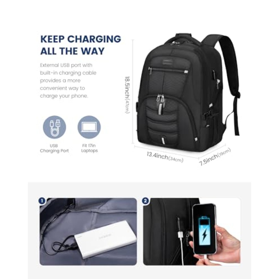 Travel Laptop Backpack Waterpr – Travel Backpack Anti Theft Bewertung und Preis